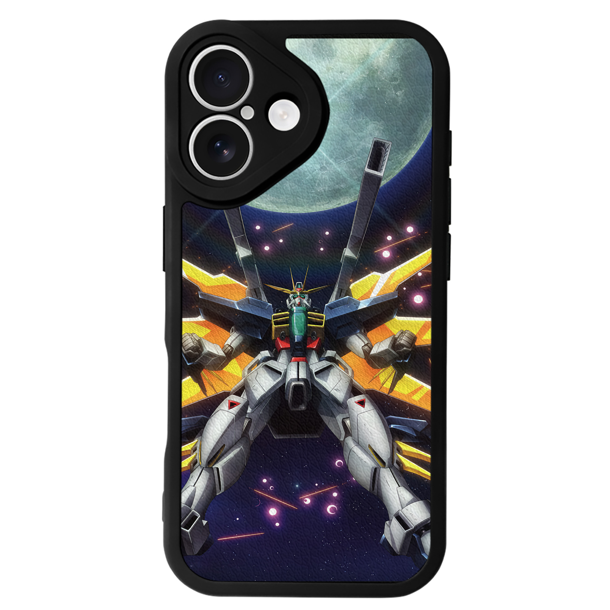 （画像用） 機動戦士ガンダム Mobile Suit Gundam 【iPhone 16シリーズ対応】シリコンスマホケース（レザー調） 材質：シリコン